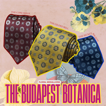 The Budapest Botanica - Silk Tie