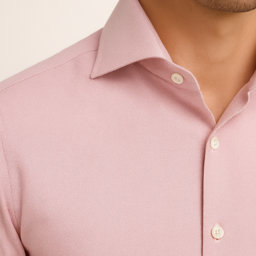 Pink Twill Bamboo Lyocell Cotton