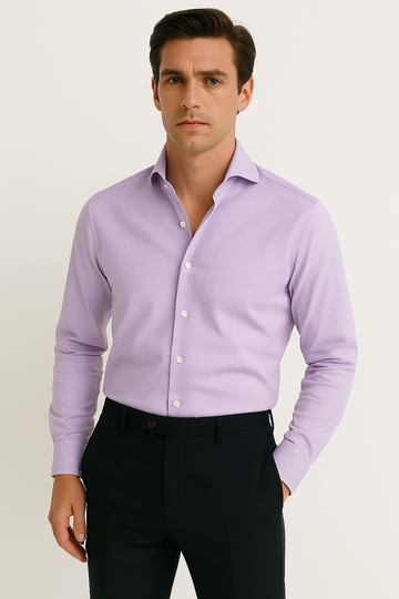 Lavender End-on-end Balanced Bamboo Lyocell Performance