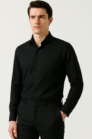 Black Dobby PureFlex Bamboo Lyocell