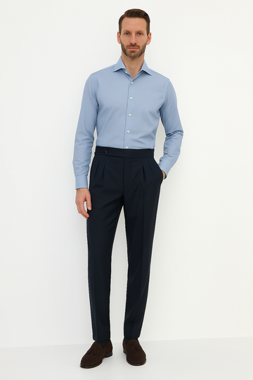 Light Blue Poplin SilkTouch Modal