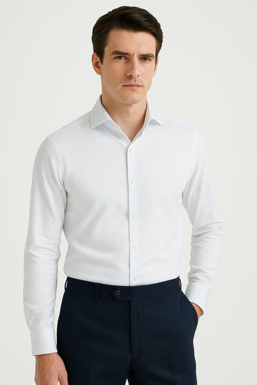 White Herringbone Bamboo Lyocell Tencel Harmony