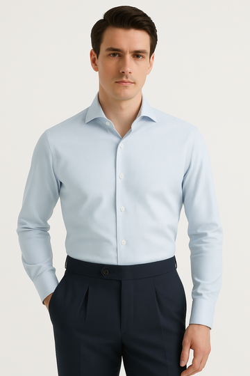 White Dobby Bamboo Lyocell Cotton