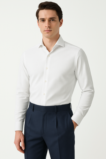 White Twill Premium Tencel Cotton