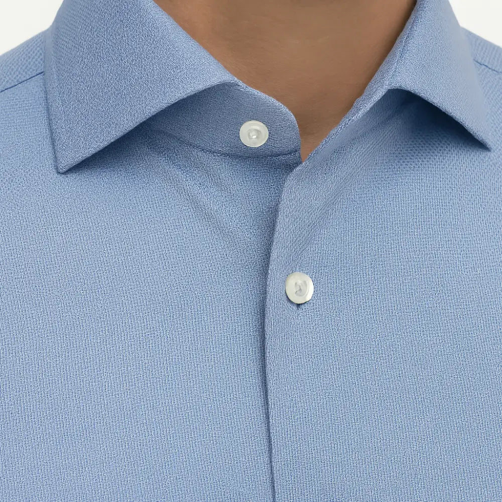 Balanced Bamboo Performance Blue shirt